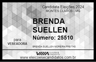 Candidato BRENDA SUELLEN 2024 - MONTES CLAROS - Eleições