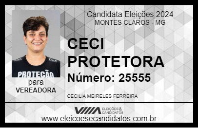 Candidato CECI PROTETORA 2024 - MONTES CLAROS - Eleições