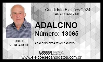 Candidato ADALCINDO 2024 - ARAGUARI - Eleições