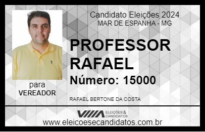 Candidato PROFESSOR RAFAEL 2024 - MAR DE ESPANHA - Eleições