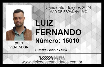 Candidato LUIZ FERNANDO 2024 - MAR DE ESPANHA - Eleições