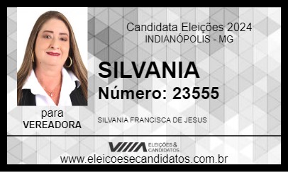 Candidato SILVANIA 2024 - INDIANÓPOLIS - Eleições