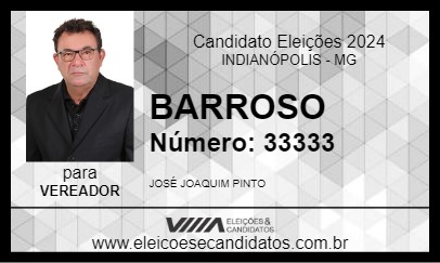 Candidato BARROSO 2024 - INDIANÓPOLIS - Eleições