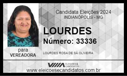 Candidato LOURDES 2024 - INDIANÓPOLIS - Eleições