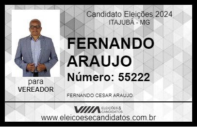 Candidato FERNANDO ARAUJO 2024 - ITAJUBÁ - Eleições