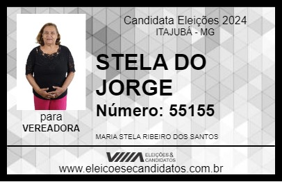 Candidato STELA DO JORGE  2024 - ITAJUBÁ - Eleições