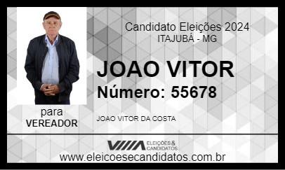 Candidato JOAO VITOR 2024 - ITAJUBÁ - Eleições