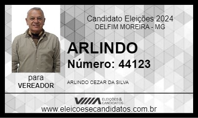 Candidato ARLINDO 2024 - DELFIM MOREIRA - Eleições