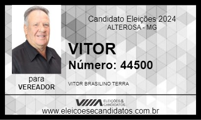 Candidato VITOR  2024 - ALTEROSA - Eleições