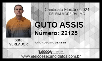 Candidato GUTO ASSIS 2024 - DELFIM MOREIRA - Eleições