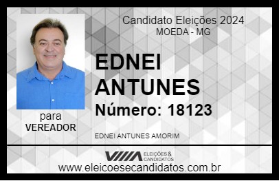 Candidato EDNEI ANTUNES 2024 - MOEDA - Eleições