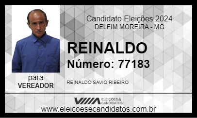 Candidato REINALDO 2024 - DELFIM MOREIRA - Eleições