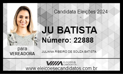 Candidato JU BATISTA 2024 - TEÓFILO OTONI - Eleições