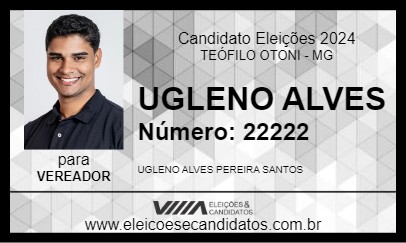 Candidato UGLENO ALVES 2024 - TEÓFILO OTONI - Eleições