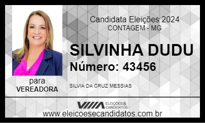 Candidato SILVINHA DUDU 2024 - CONTAGEM - Eleições