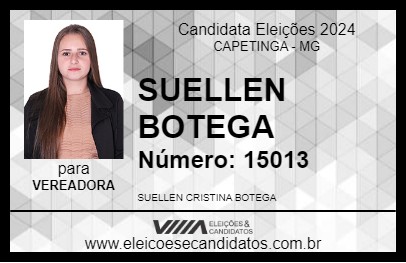 Candidato SUELLEN BOTEGA 2024 - CAPETINGA - Eleições