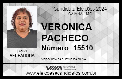 Candidato VERONICA PACHECO 2024 - CAIANA - Eleições