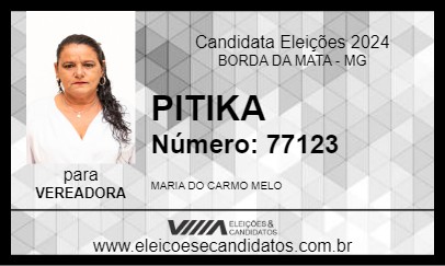 Candidato PITIKA 2024 - BORDA DA MATA - Eleições