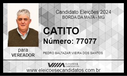 Candidato CATITO 2024 - BORDA DA MATA - Eleições