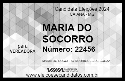 Candidato MARIA DO SOCORRO 2024 - CAIANA - Eleições