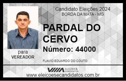 Candidato PARDAL DO CERVO 2024 - BORDA DA MATA - Eleições