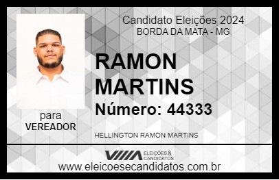 Candidato RAMON MARTINS 2024 - BORDA DA MATA - Eleições