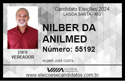 Candidato NILBER DA ANILMED 2024 - LAGOA SANTA - Eleições