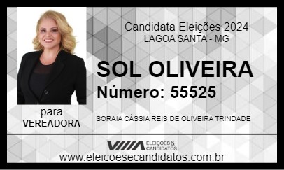 Candidato SOL OLIVEIRA 2024 - LAGOA SANTA - Eleições