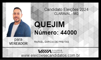 Candidato QUEJIM 2024 - CLARAVAL - Eleições