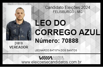 Candidato LEO DO CORREGO AZUL 2024 - FELISBURGO - Eleições