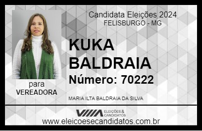 Candidato KUKA BALDRAIA 2024 - FELISBURGO - Eleições