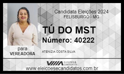 Candidato TÚ DO MST  2024 - FELISBURGO - Eleições