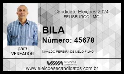 Candidato BILA 2024 - FELISBURGO - Eleições