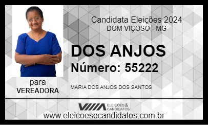 Candidato DOS ANJOS 2024 - DOM VIÇOSO - Eleições