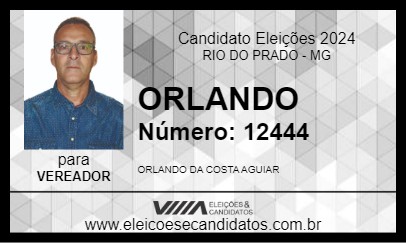 Candidato ORLANDO 2024 - RIO DO PRADO - Eleições