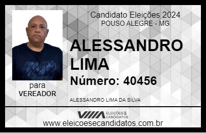 Candidato ALESSANDRO LIMA 2024 - POUSO ALEGRE - Eleições