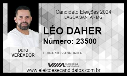 Candidato LÉO DAHER 2024 - LAGOA SANTA - Eleições