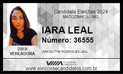 Candidato IARA LEAL 2024 - MATOZINHOS - Eleições