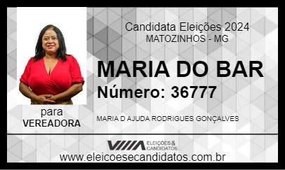 Candidato MARIA DO BAR 2024 - MATOZINHOS - Eleições