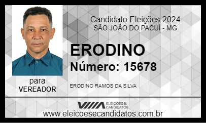 Candidato ERODINO 2024 - SÃO JOÃO DO PACUÍ - Eleições