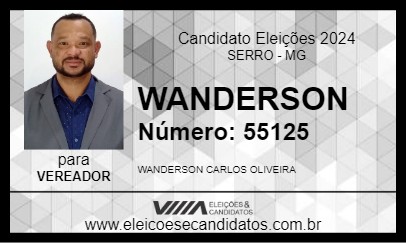 Candidato WANDERSON 2024 - SERRO - Eleições