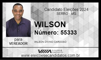 Candidato WILSON 2024 - SERRO - Eleições