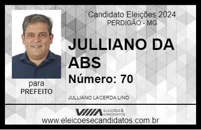 Candidato JULLIANO DA ABS 2024 - PERDIGÃO - Eleições