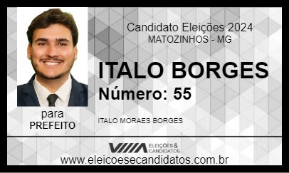 Candidato ITALO BORGES 2024 - MATOZINHOS - Eleições