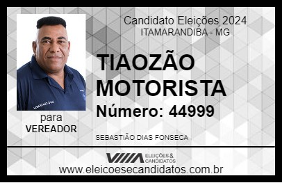 Candidato TIAOZÃO MOTORISTA 2024 - ITAMARANDIBA - Eleições