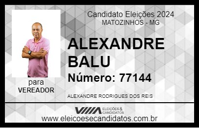 Candidato ALEXANDRE BALU 2024 - MATOZINHOS - Eleições