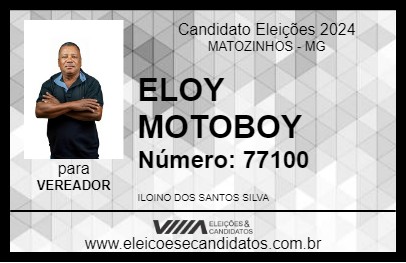 Candidato ELOY MOTOBOY 2024 - MATOZINHOS - Eleições