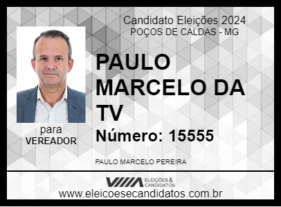 Candidato PAULO MARCELO DA TV 2024 - POÇOS DE CALDAS - Eleições