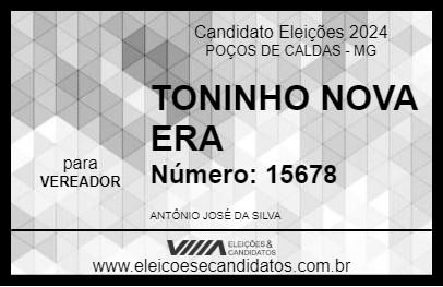 Candidato TONINHO NOVA ERA 2024 - POÇOS DE CALDAS - Eleições