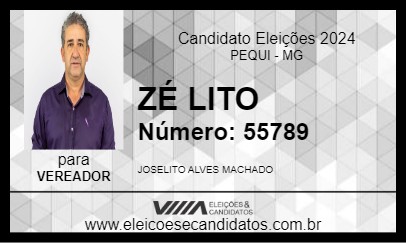 Candidato ZÉ LITO 2024 - PEQUI - Eleições